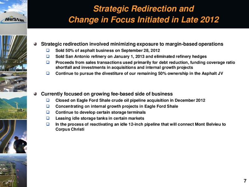 2013 WELLS FARGO SECURITIES 12TH ANNUAL PIPELINE MLP AND ENERGY SYMPOSIUM – Nustar Energy L.P. – slide 6