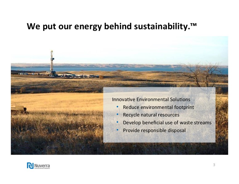 MARCH 2014 INVESTOR PRESENTATION – Nuverra Environmental Solutions – slide 2