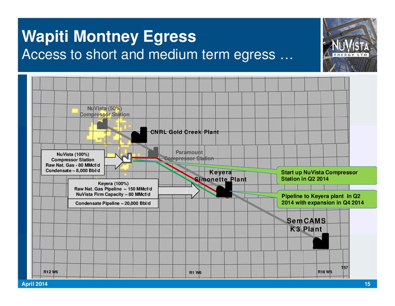 CORPORATE PRESENTATION – Nuvista Energy Ltd. – slide 15