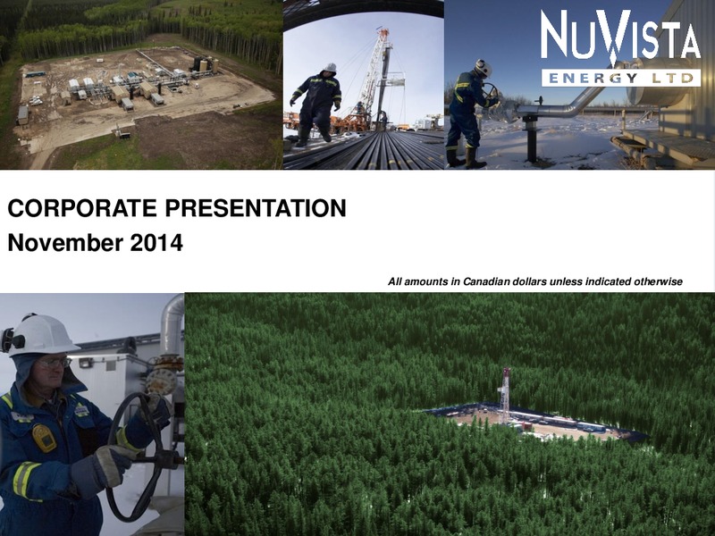 Corporate Presentation – Nuvista Energy Ltd. – slide 1