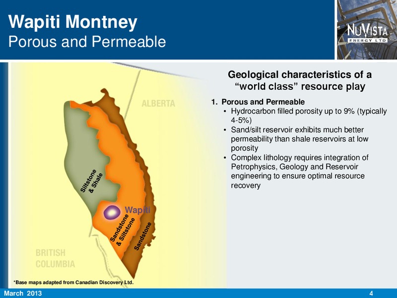 MARCH 2013 CORPORATE PRESENTATION – Nuvista Energy Ltd. – slide 5