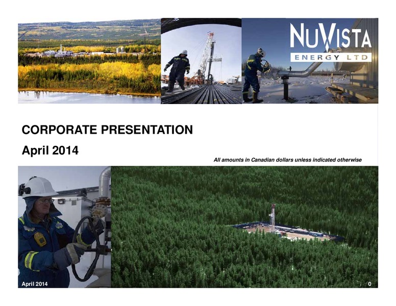 CIBC 17TH ANNUAL ENERGY CONFERENCE – Nuvista Energy Ltd. – slide 1