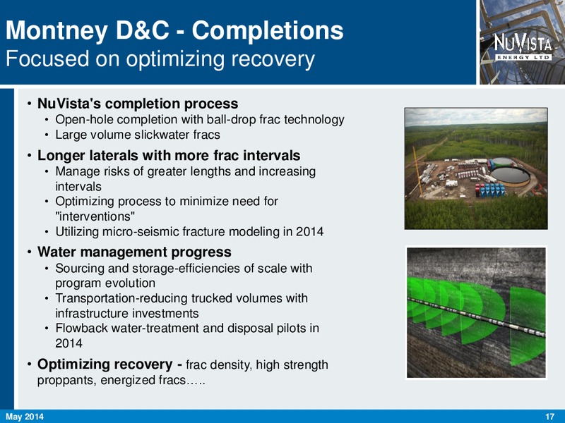 CORPORATE PRESENATAION – Nuvista Energy Ltd. – slide 17