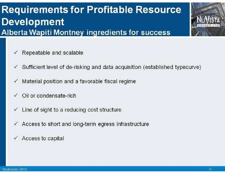 PETERS AND CO LIMITED 2012 ENERGY CONFERENCE – Nuvista Energy Ltd. – slide 5