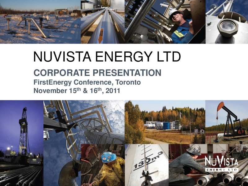 FIRSTENERGY CONFERENCE – Nuvista Energy Ltd. – slide 1