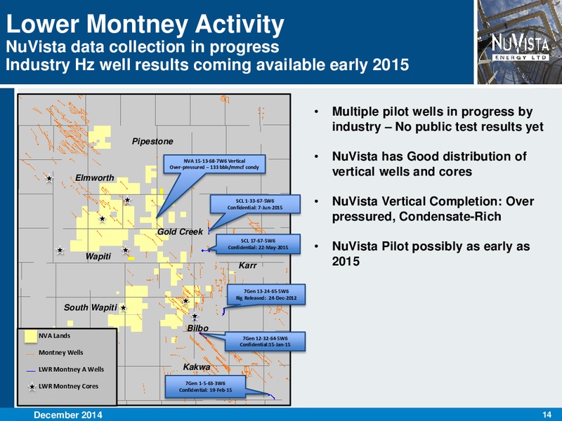 CORPORATE PRESENTATION – Nuvista Energy Ltd. – slide 14