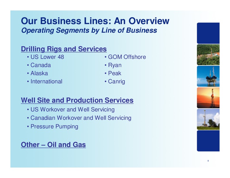 CREDIT SUISSE ENERGYSUMMIT – Nabors Industries Ltd. – slide 8