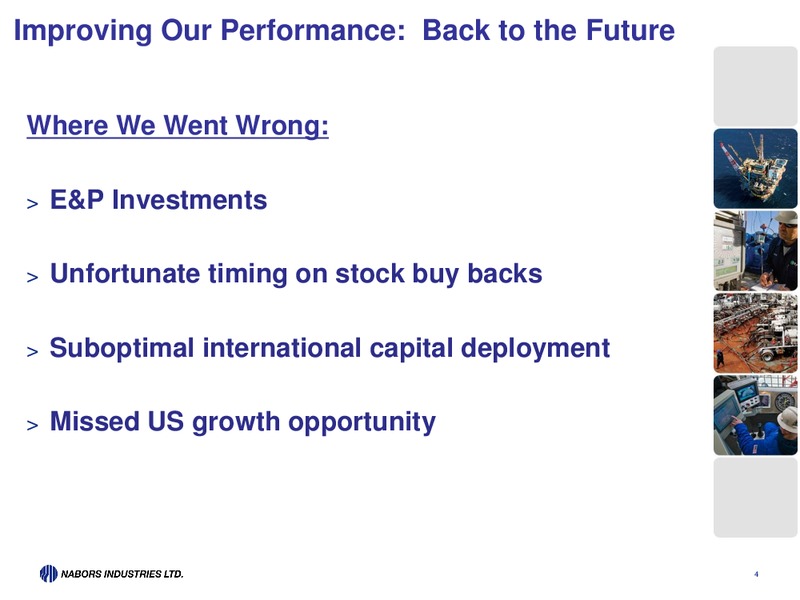 HOWARD WEIL 40TH ANNUAL ENERGY CONFERENCE – Nabors Industries Ltd. – slide 4