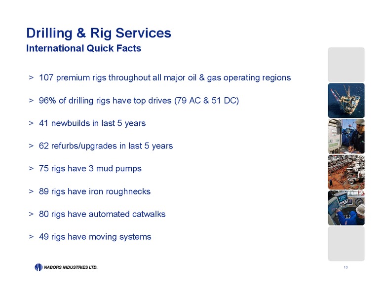 UBS GLOBAL OIL AND GAS CONFERENCE – Nabors Industries Ltd. – slide 12
