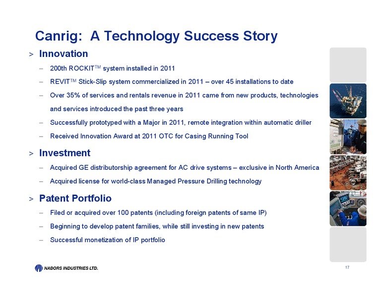 UBS GLOBAL OIL AND GAS CONFERENCE – Nabors Industries Ltd. – slide 16