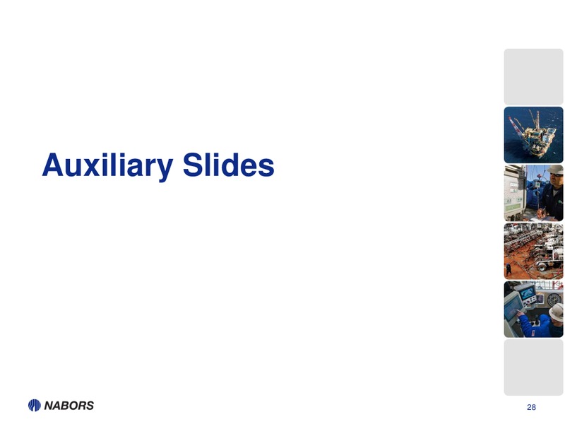MORGAN STANLEY SUMMER HOUSTON ENERGY SUMMIT – Nabors Industries Ltd. – slide 27
