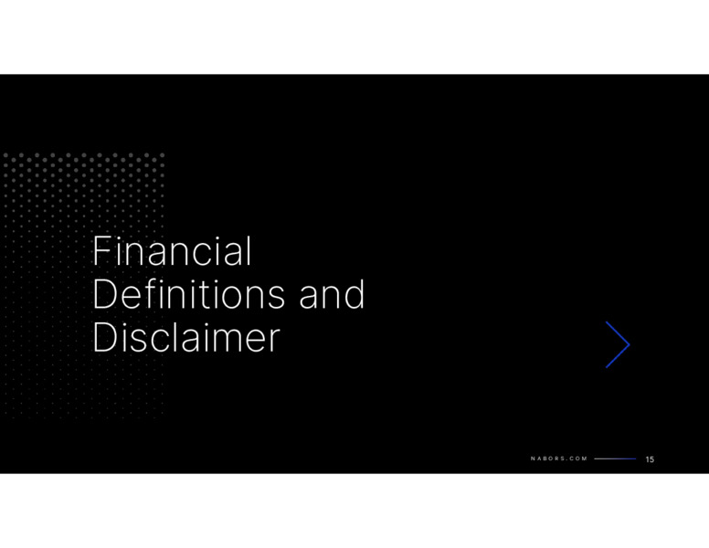 Acquisition of Parker Wellbore – Nabors Industries Ltd. – slide 14