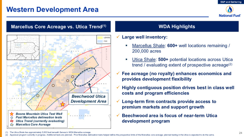 1Q 2022 Earnings Presentation – National Fuel Gas Co. – slide 24