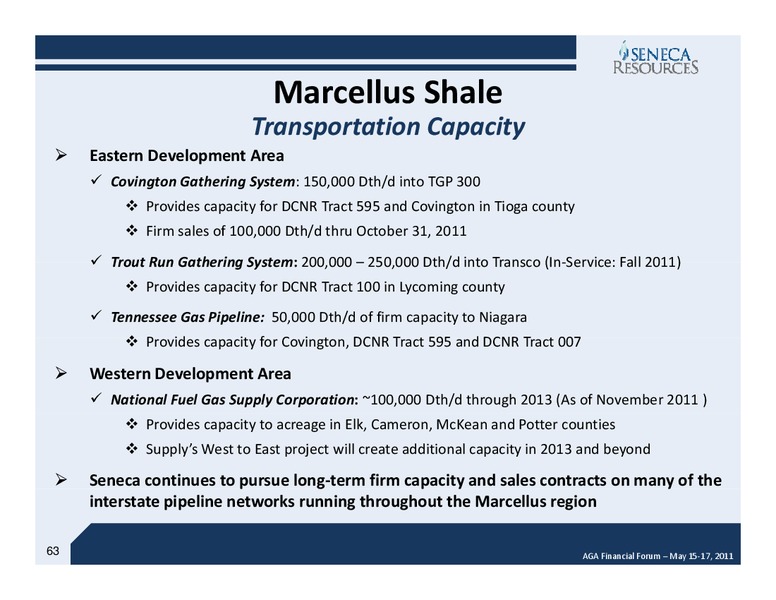 The AGA Financial Forum – National Fuel Gas Co. – slide 62