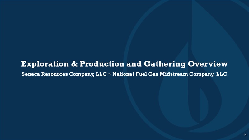 3Q 2019 Investor Presentation – National Fuel Gas Co. – slide 13