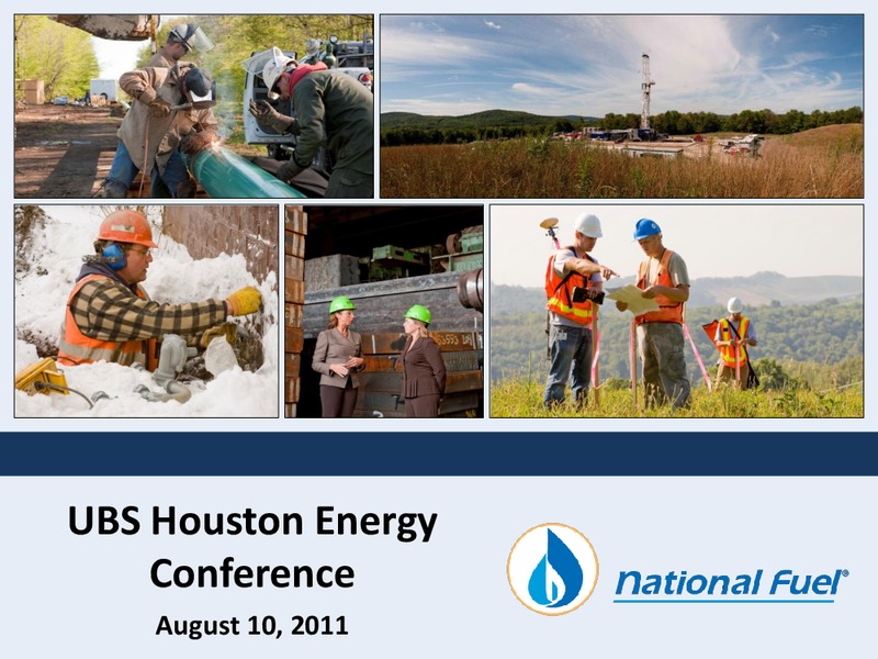 UBS Houston Energy Conference – National Fuel Gas Co. – slide 1