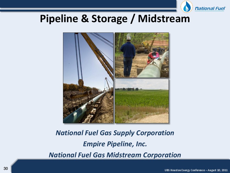 UBS Houston Energy Conference – National Fuel Gas Co. – slide 29