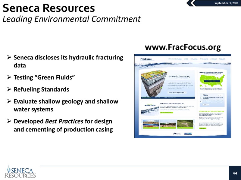 September 2011 Investor Presentation – National Fuel Gas Co. – slide 43