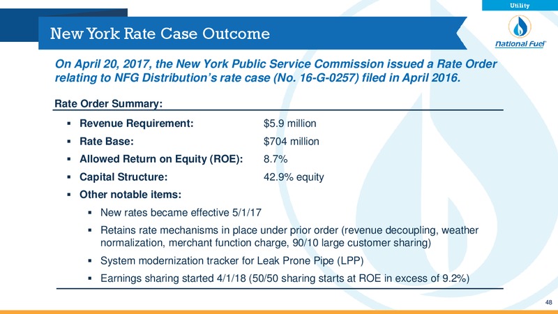 Q4 Fiscal 2019 Update – National Fuel Gas Co. – slide 47
