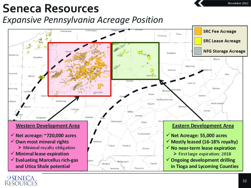 Q4 2012 Update – National Fuel Gas Co. – slide 31