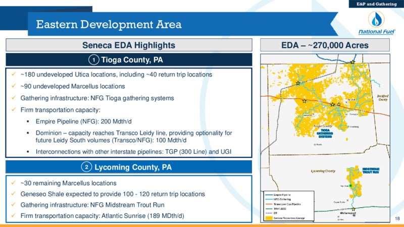 Q4 Fiscal 2020 Update – National Fuel Gas Co. – slide 18