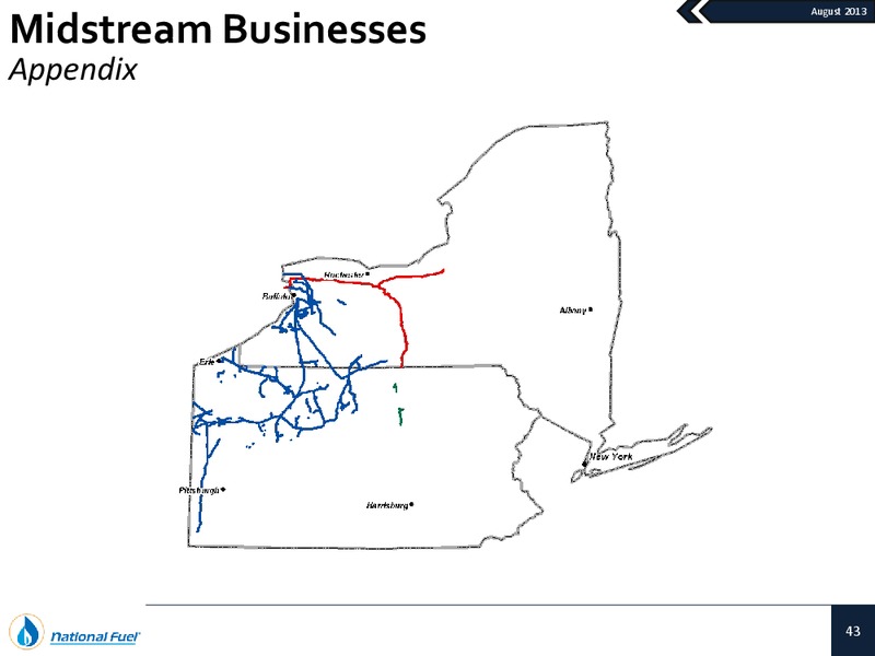 August 2013 Investor Presentation – National Fuel Gas Co. – slide 42