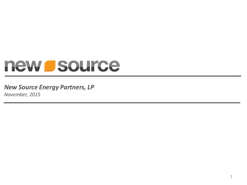 November 2015 Investor Presentation – New Source Energy Partners L.P. – slide 1