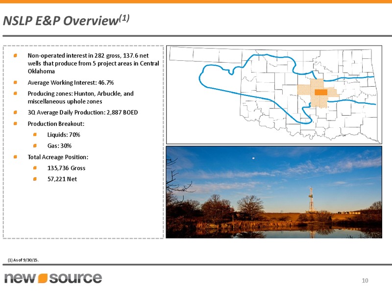 November 2015 Investor Presentation – New Source Energy Partners L.P. – slide 9