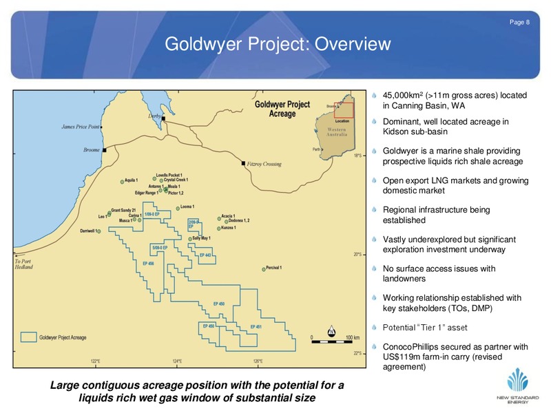JP MORGAN SHALE CONFERENCE – New Standard Energy – slide 9