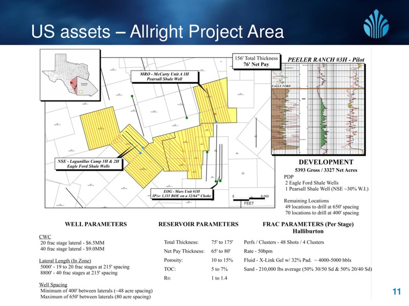 JULY 2014 INVESTOR PRESENTATION – New Standard Energy – slide 11
