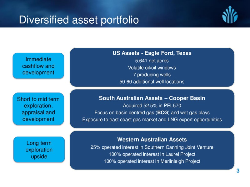 DUG AUSTRALIA CROSS BORDER JOINT VENTURES – New Standard Energy – slide 3