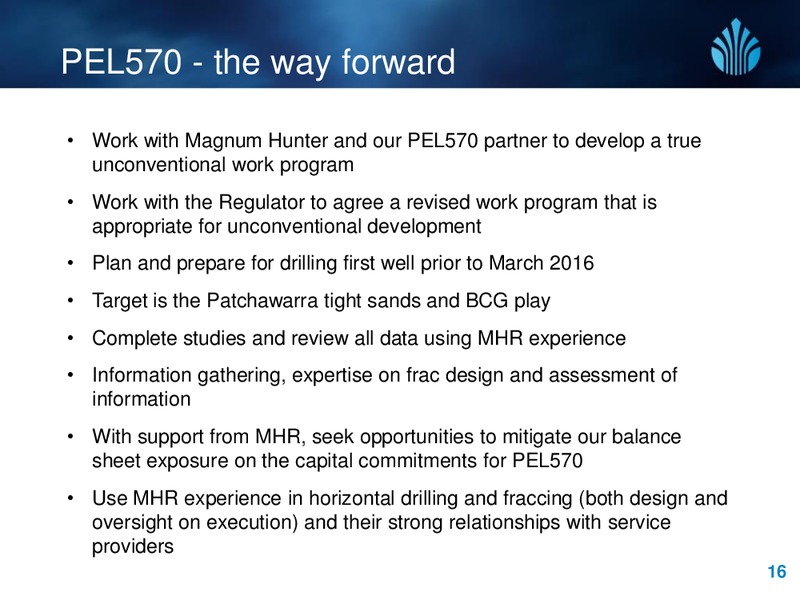 DUG AUSTRALIA CROSS BORDER JOINT VENTURES – New Standard Energy – slide 15