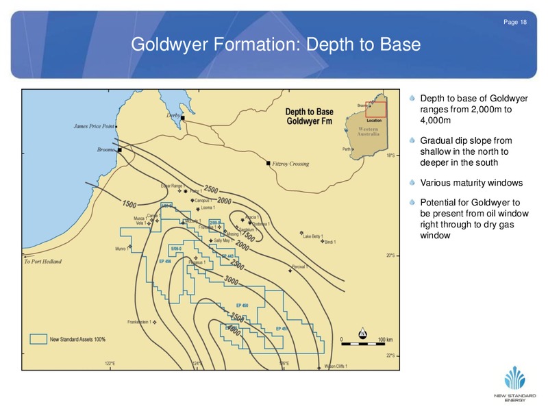 EUROZ OIL AND GAS CONFERENCE – New Standard Energy – slide 18