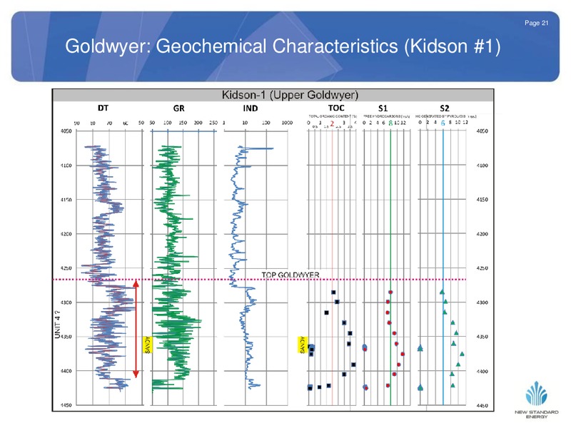 EUROZ OIL AND GAS CONFERENCE – New Standard Energy – slide 21