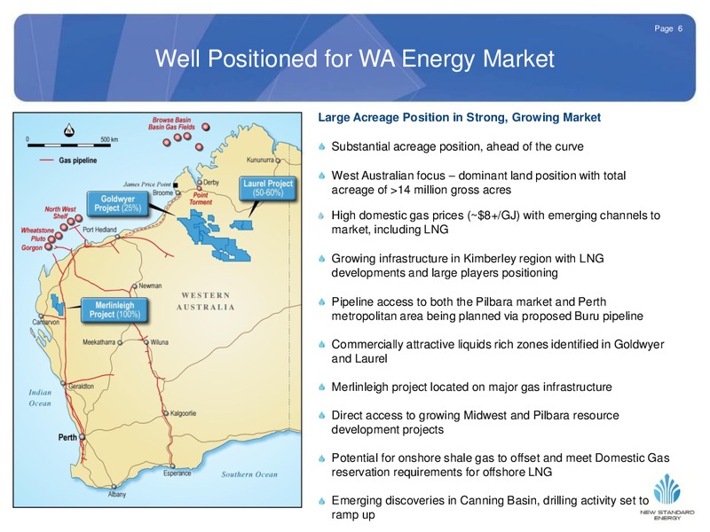GOOD OIL CONFERENE – New Standard Energy – slide 7
