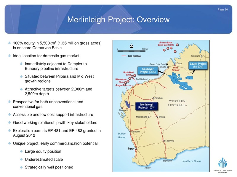 GOOD OIL CONFERENE – New Standard Energy – slide 21