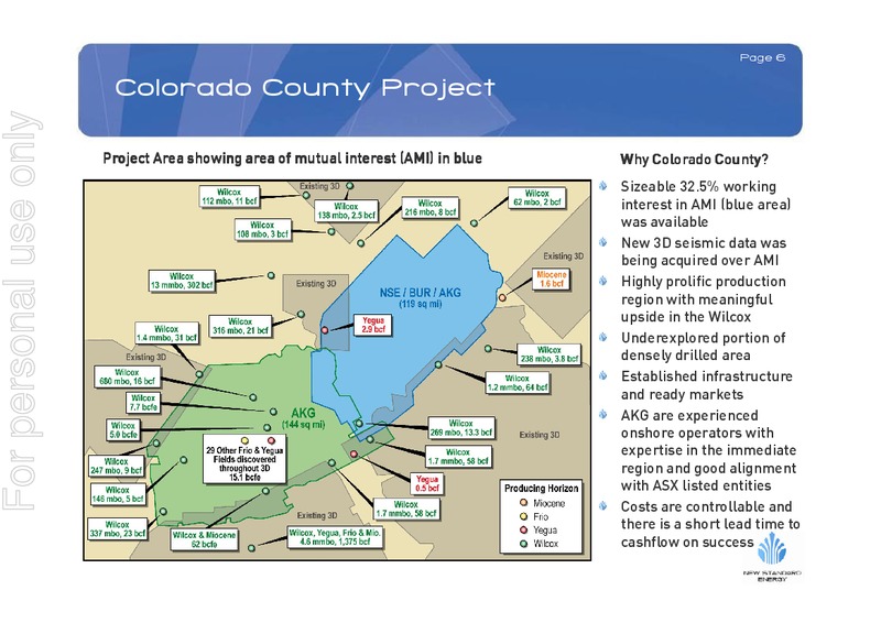 NOVEMBER 2009 INVESTOR PRESENTATION – New Standard Energy – slide 6