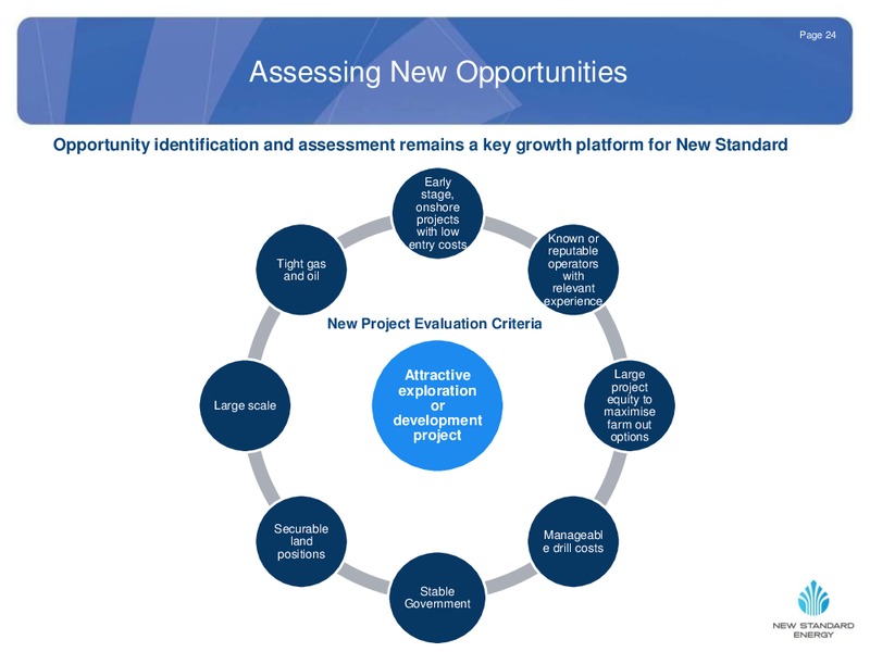 BBY ENERGY CONFERENCE – New Standard Energy – slide 24