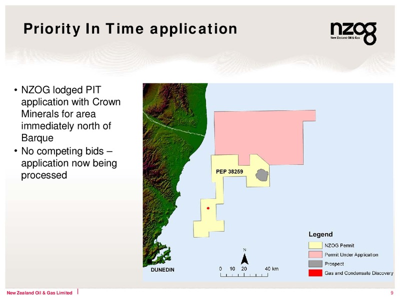 Q4 2010 EARNINGS CALL – New Zealand Oil & Gas – slide 9
