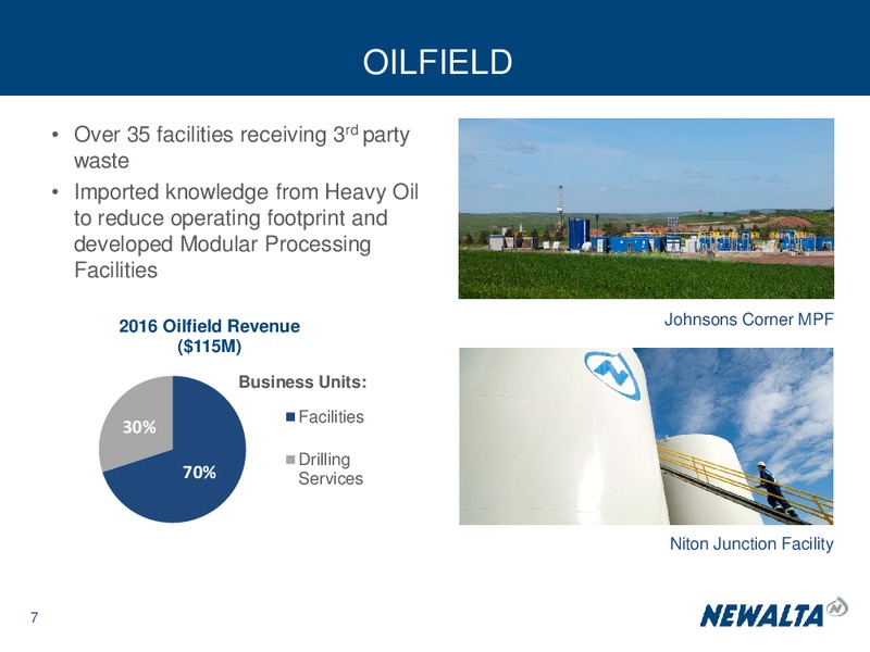 April 2017 Investor Presentation – Newalta Corp. – slide 6