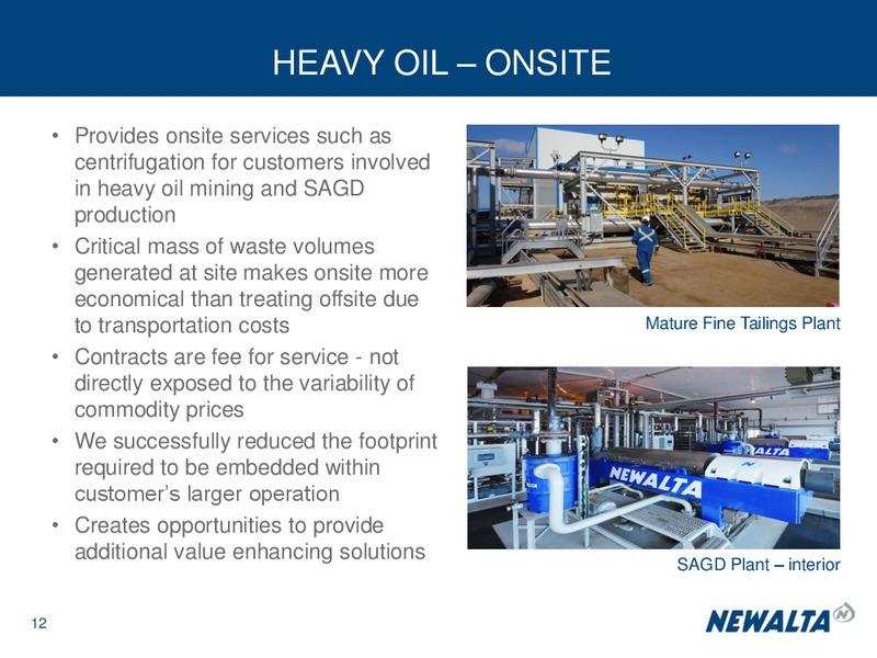 September 2017 Investor Presentation – Newalta Corp. – slide 12