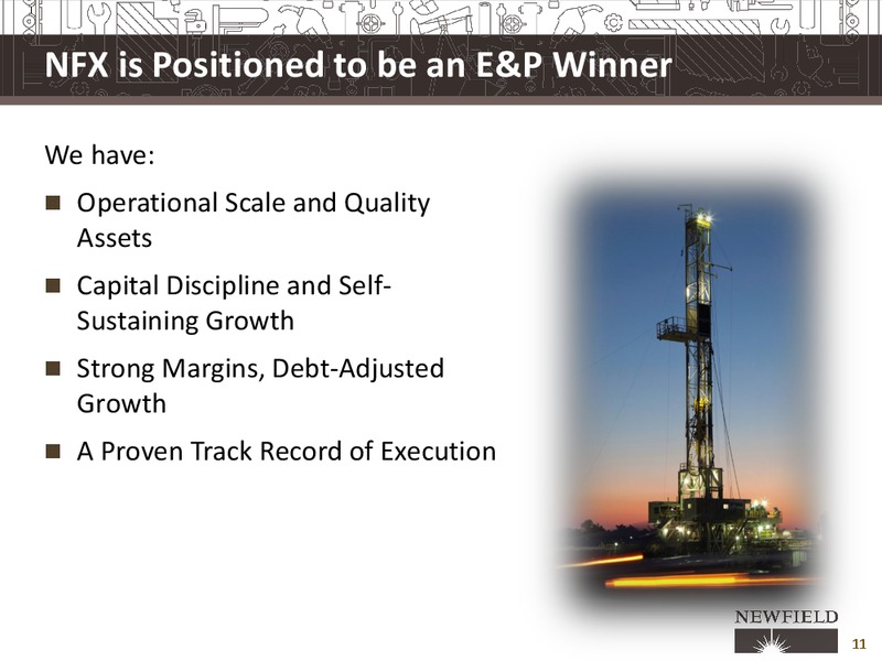 UBS Global Oil and Gas Conference – Newfield Exploration Co. – slide 11
