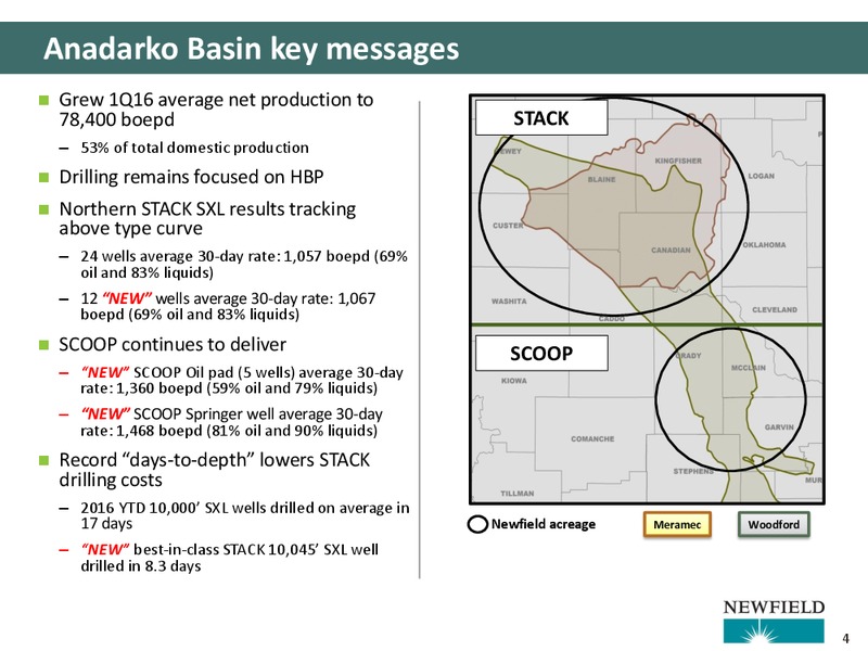 UBS Global Oil and Gas Conference – Newfield Exploration Co. – slide 4