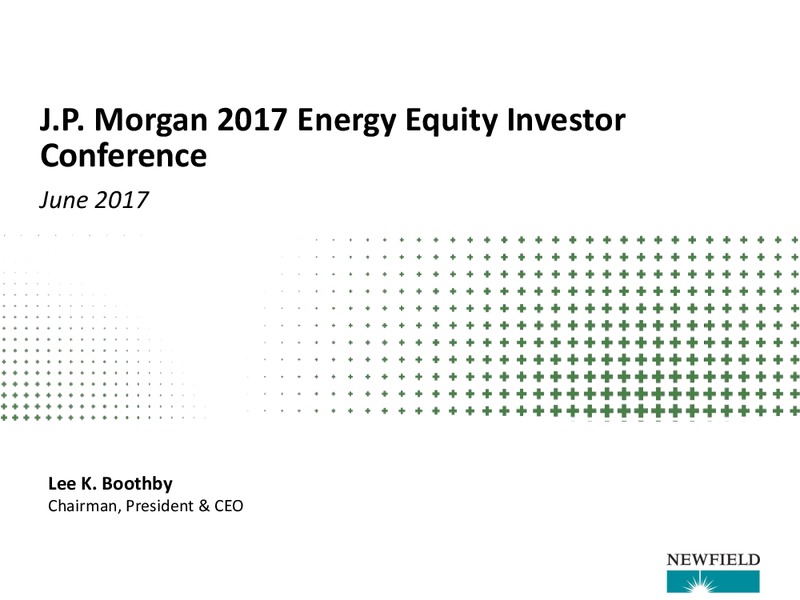 2017 JP Morgan Energy Equity Conference – Newfield Exploration Co. – slide 1