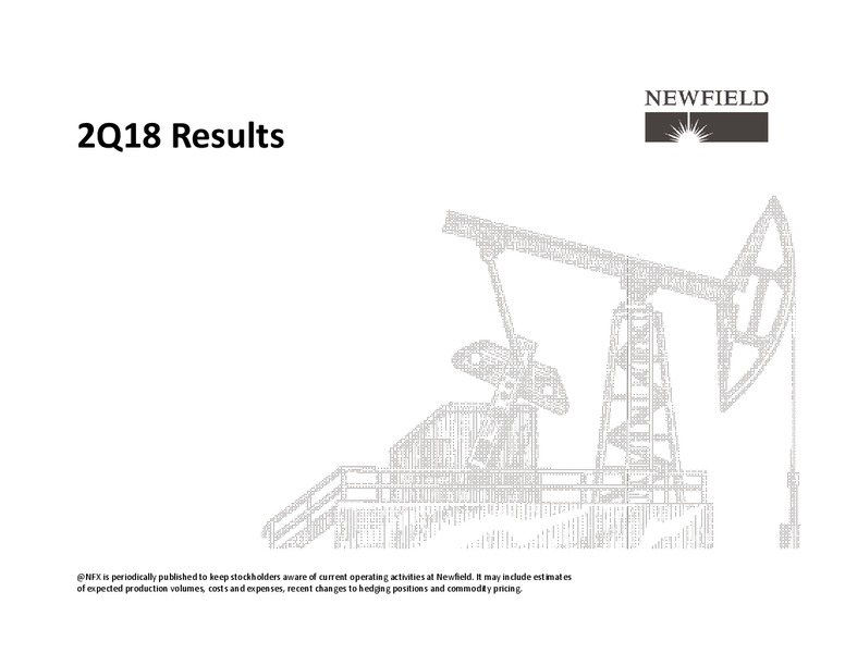 2Q Update Presentation – Newfield Exploration Co. – slide 8