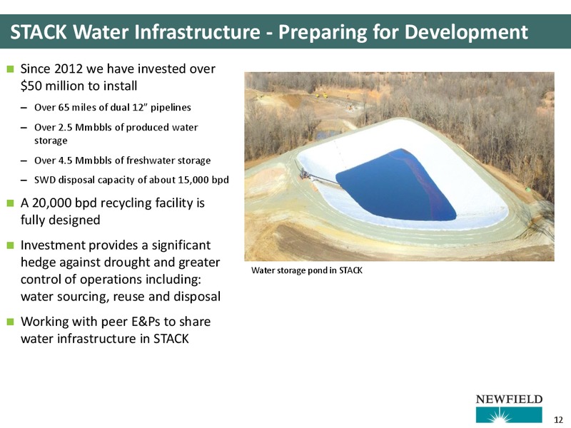 Q2 2016 Presentation – Newfield Exploration Co. – slide 12