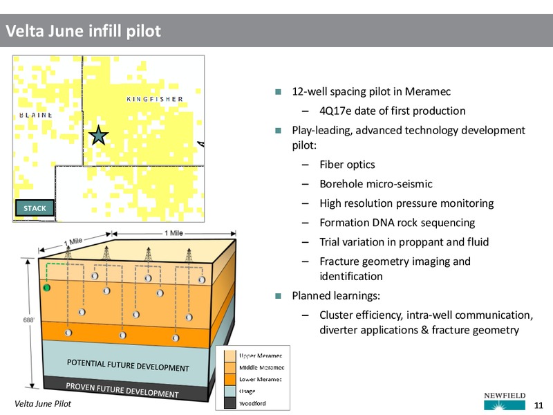 September 2017 NFX Update – Newfield Exploration Co. – slide 11