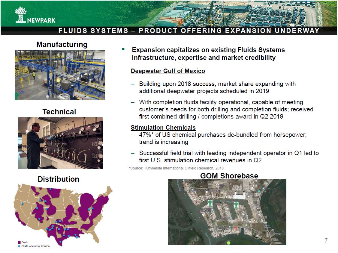June 2019 Corporate Presentation – Newpark Resources Inc. – slide 5