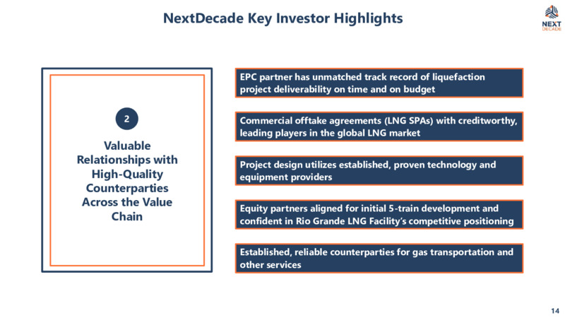 2Q 2025 Corporate Presentation – NextDecade Corp. – slide 15