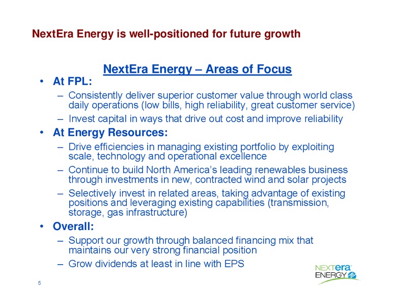 May 2015 Investor Presentation – Nextera Energy Partners Lp – slide 5